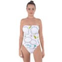 Set Chalk Out Chitchat Scribble Tie Back One Piece Swimsuit View1