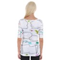 Set Chalk Out Chitchat Scribble Wide Neckline T-Shirt View2