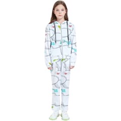 Set Chalk Out Chitchat Scribble Kids  Tracksuit by Pakjumat