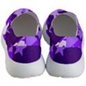 Purple Stars Pattern Shape Men s Lightweight Slip Ons View4