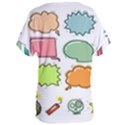 Set Collection Balloon Image Women s Oversized T-Shirt View2