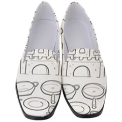 Baby Hand Sketch Drawn Toy Doodle Women s Classic Loafer Heels by Pakjumat