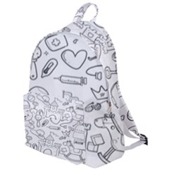 Baby Hand Sketch Drawn Toy Doodle The Plain Backpack by Pakjumat