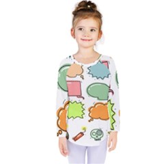 Set Collection Balloon Image Kids  Long Sleeve T-shirt