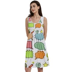 Set Collection Balloon Image Classic Skater Dress by Pakjumat