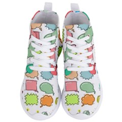 Set Collection Balloon Image Women s Lightweight High Top Sneakers by Pakjumat