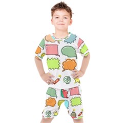 Set Collection Balloon Image Kids  T-shirt And Shorts Set by Pakjumat