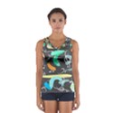 Repetition Seamless Child Sketch Sport Tank Top  View1