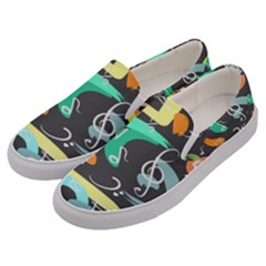 Repetition Seamless Child Sketch Men s Canvas Slip Ons by Pakjumat