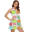 Set Collection Balloon Image Tiered Sleeveless Mini Dress View2