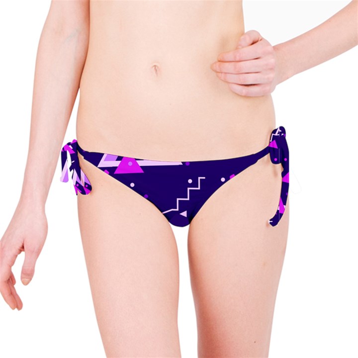 Memphis Pattern Geometric Abstract Bikini Bottoms