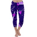 Memphis Pattern Geometric Abstract Capri Winter Leggings  View1