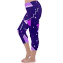 Memphis Pattern Geometric Abstract Capri Winter Leggings  View2