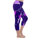 Memphis Pattern Geometric Abstract Capri Winter Leggings  View3