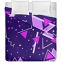 Memphis Pattern Geometric Abstract Duvet Cover Double Side (California King Size) View1