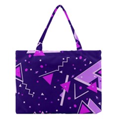 Memphis Pattern Geometric Abstract Medium Tote Bag by Pakjumat