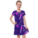 Memphis Pattern Geometric Abstract Kids  Cross Web Dress View1