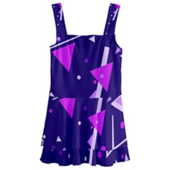 Memphis Pattern Geometric Abstract Kids  Layered Skirt Swimsuit by Pakjumat