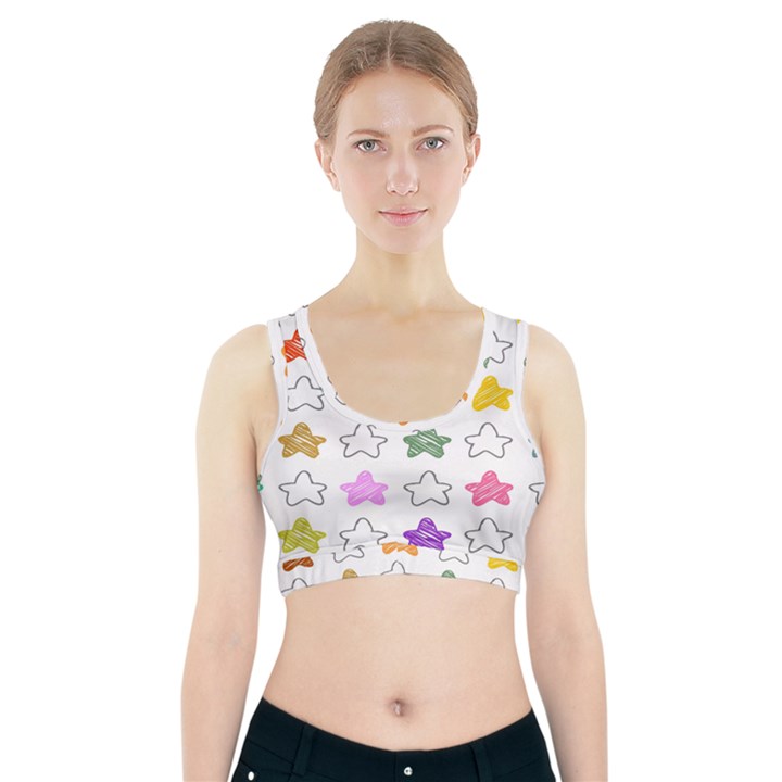 Set Up Element Disjunct Image Sports Bra With Pocket