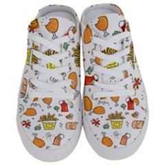 Cute Sketch Set Child Fun Funny Half Slippers by Pakjumat