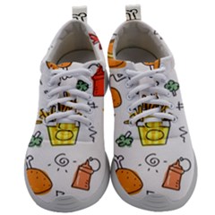 Cute Sketch Set Child Fun Funny Mens Athletic Shoes by Pakjumat