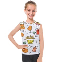 Cute Sketch Set Child Fun Funny Kids  Mesh Tank Top by Pakjumat