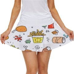 Cute Sketch Set Child Fun Funny Women s Skort by Pakjumat