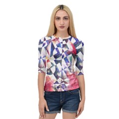 Abstract Art Work 1 Quarter Sleeve Raglan T-shirt