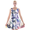 Abstract Art Work 1 Velvet Skater Dress View1