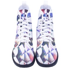 Abstract Art Work 1 Women s High-top Canvas Sneakers