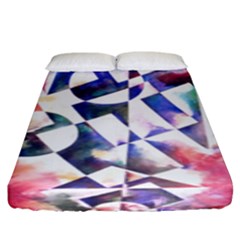 Abstract Art Work 1 Fitted Sheet (king Size) by mbs123