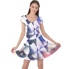 Abstract Art Work 1 Cap Sleeve Dress by mbs123