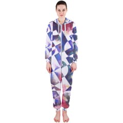 Abstract Art Work 1 Hooded Jumpsuit (ladies) by mbs123