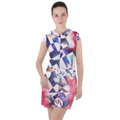 Abstract Art Work 1 Drawstring Hooded Dress by mbs123