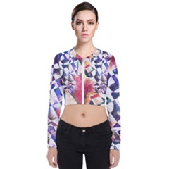 Abstract Art Work 1 Long Sleeve Zip Up Bomber Jacket