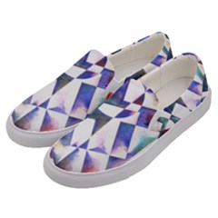 Abstract Art Work 1 Men s Canvas Slip Ons