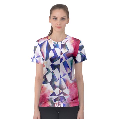 Abstract Art Work 1 Women s Sport Mesh T-shirt by mbs123