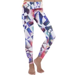 Abstract Art Work 1 Kids  Lightweight Velour Classic Yoga Leggings by mbs123