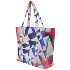 Abstract Art Work 1 Zip Up Canvas Bag by mbs123