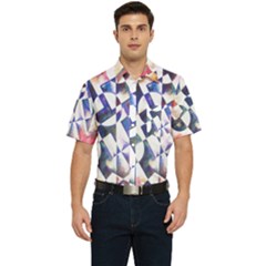 Abstract Art Work 1 Men s Short Sleeve Pocket Shirt 