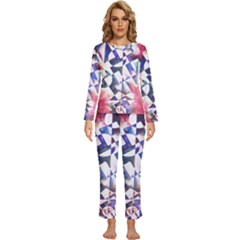 Abstract Art Work 1 Womens  Long Sleeve Lightweight Pajamas Set