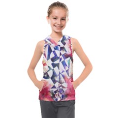 Abstract Art Work 1 Kids  Sleeveless Hoodie by mbs123