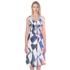 Abstract Art Work 1 Midi Sleeveless Dress by mbs123