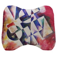 Abstract Art Work 1 Velour Head Support Cushion by mbs123