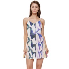 Abstract Art Work 1 Short Frill Dress by mbs123