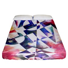 Abstract Art Work 1 Fitted Sheet (california King Size) by mbs123