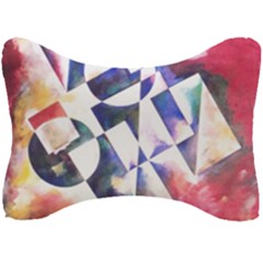 Abstract Art Work 1 Seat Head Rest Cushion