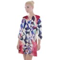 Abstract Art Work 1 Open Neck Shift Dress View1