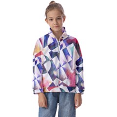 Abstract Art Work 1 Kids  Half Zip Hoodie