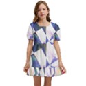 Abstract Art Work 1 Kids  Short Sleeve Dolly Dress View1